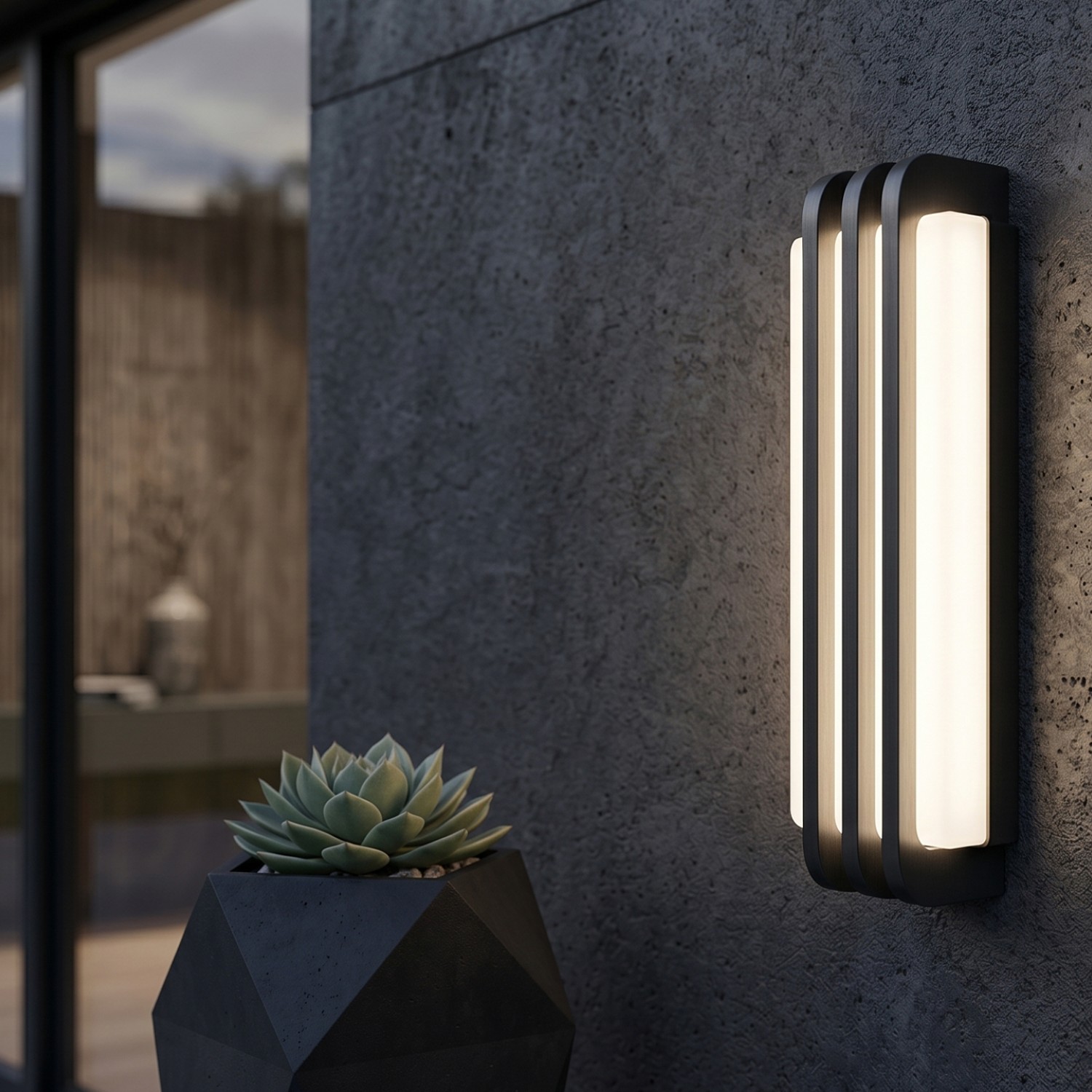 Снимка на Фасаден LED аплик Strata | IP44 | 18W | 3000K